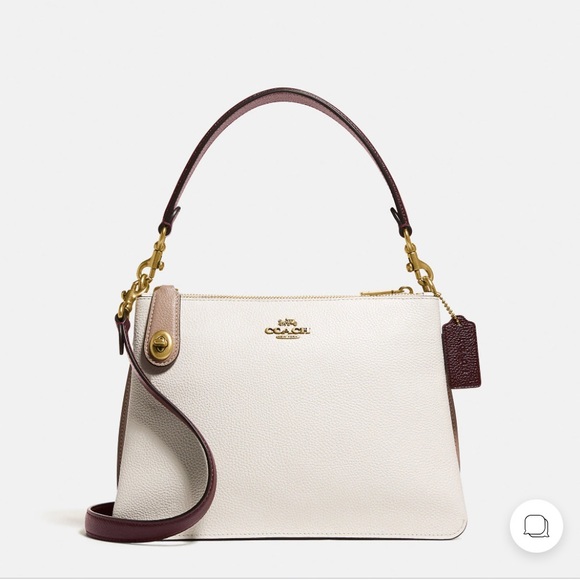 Coach Handbags - NWOT Coach Double Zip Shoulder Bag In Colorblock